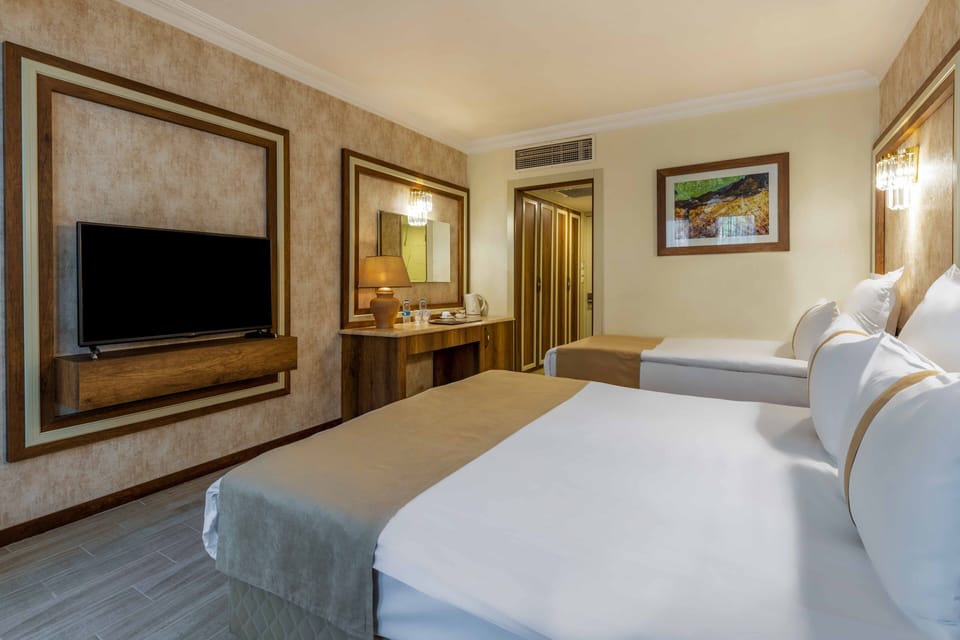 Minibar, soundproofing, free cribs/infant beds, free WiFi