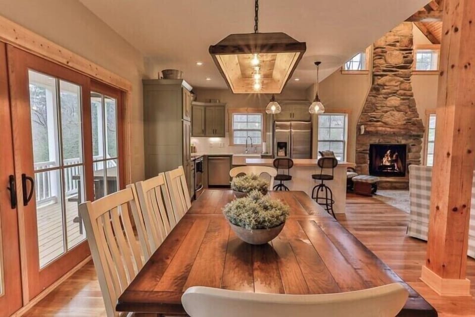Large dining table