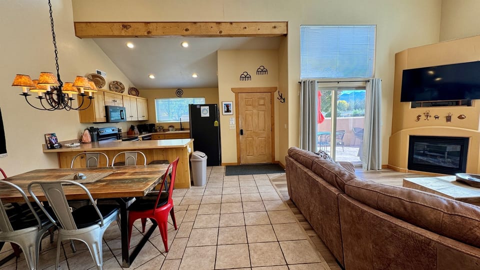 Open concept floor plan