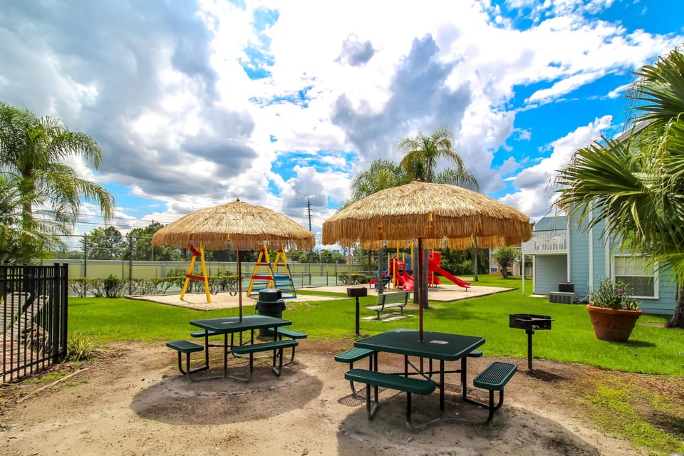 bbq area & children playground 