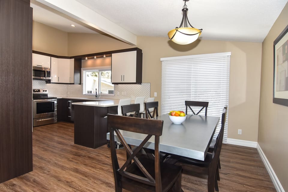 DINING AND PATIO DOOR TO DECK