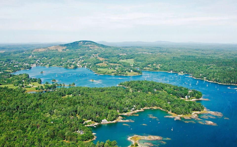 Blue Hill Mountain overlooking the Bay... less than a mile from the Cottage. 