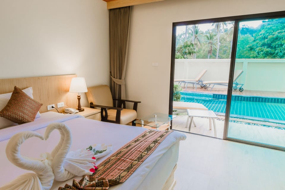 Superior Pool Access - Double | In-room safe, desk, blackout drapes, free WiFi