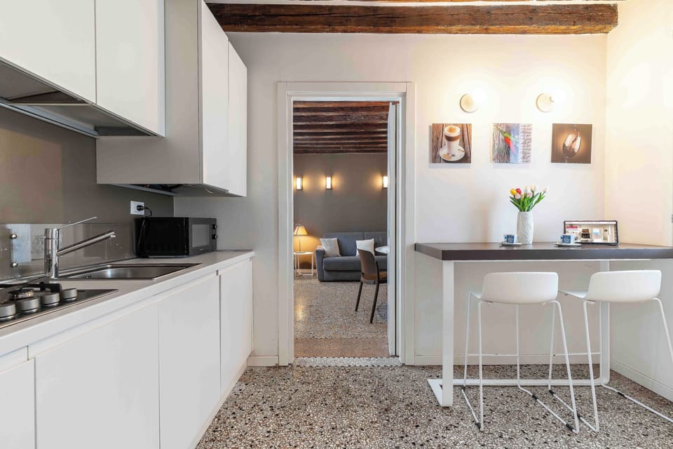 Apartment, 2 Bedrooms | Private kitchen | Full-size fridge, microwave, stovetop, dishwasher