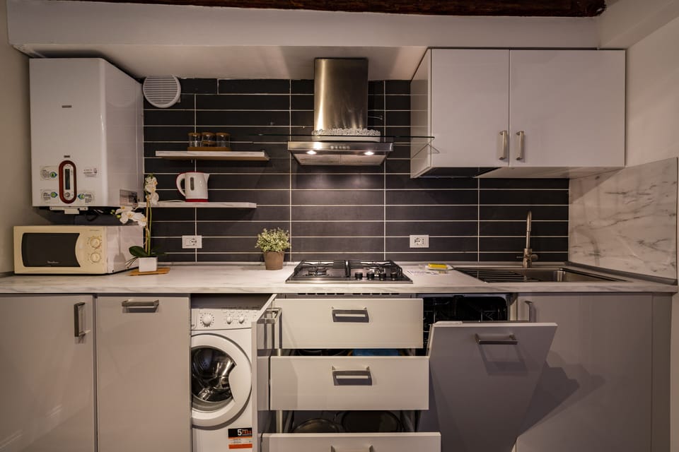 Apartment, 2 Bedrooms | Private kitchenette | Full-size fridge, microwave, stovetop, dishwasher