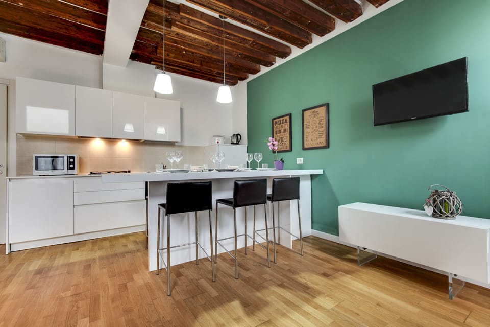 Apartment, 1 Bedroom | Living room | TV