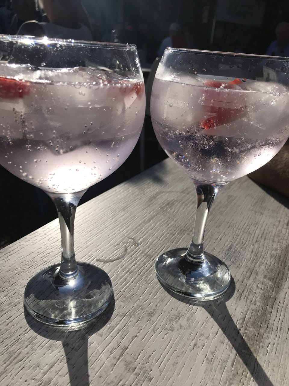 Sun and a gin and tonic delightful 
