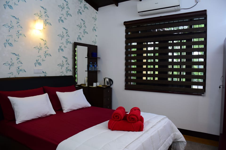 Deluxe Double Room, 1 Queen Bed, Private Bathroom, Mountain View | Desk, iron/ironing board, rollaway beds (surcharge), WiFi (free)