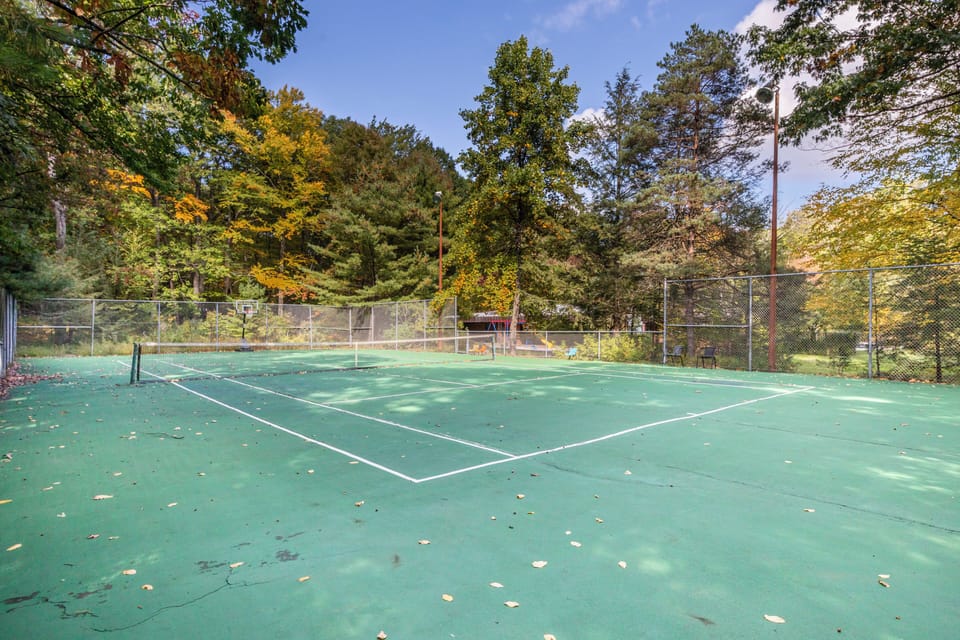 On-site tennis court