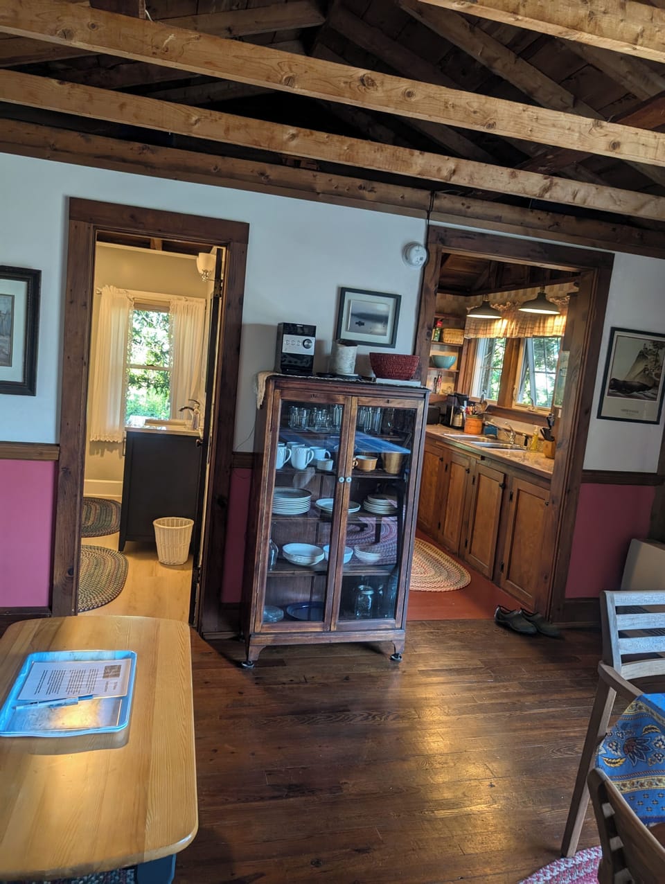 View from dining/living room area 