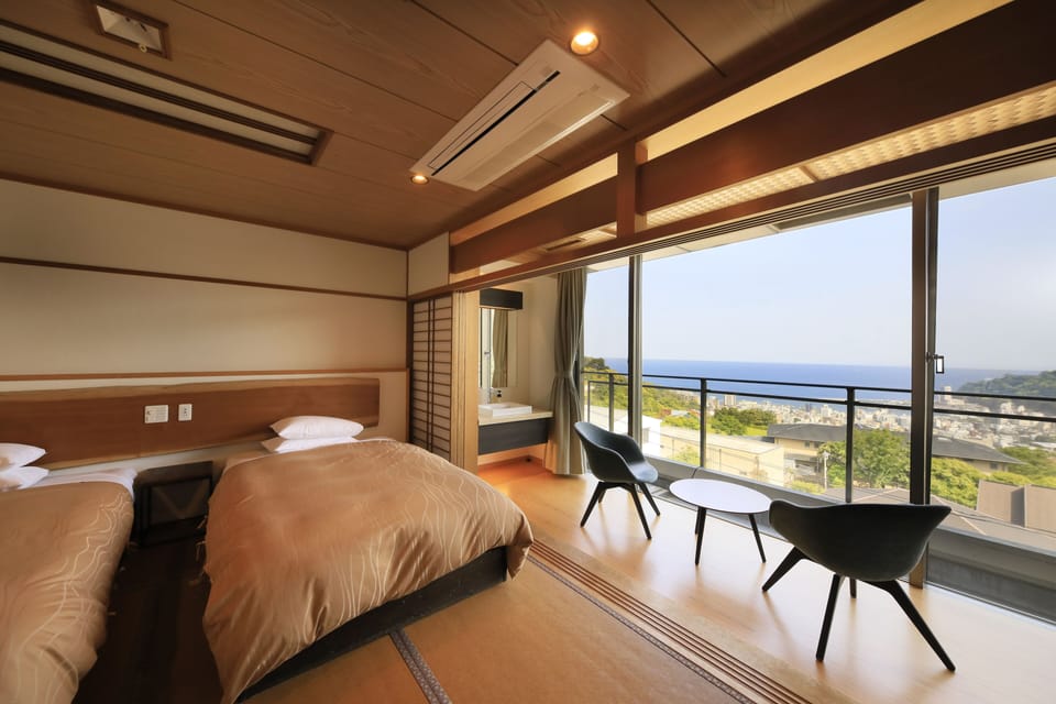 Japanese-Style Twin Room - New Building 3F | In-room safe, free WiFi, bed sheets