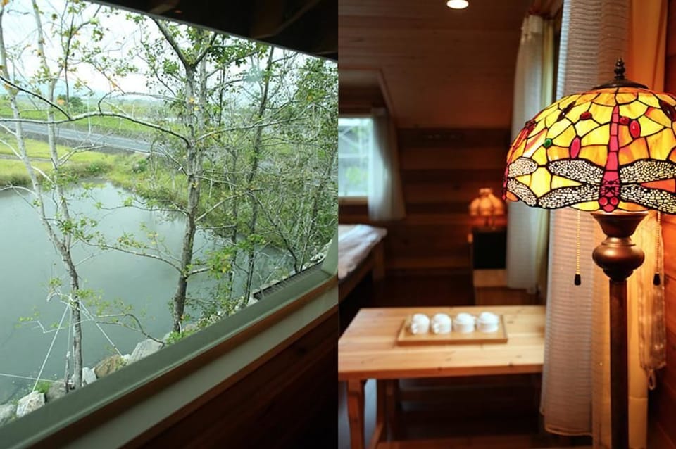 Log Cabin Quadruple Room (301) | Desk, soundproofing, rollaway beds, free WiFi