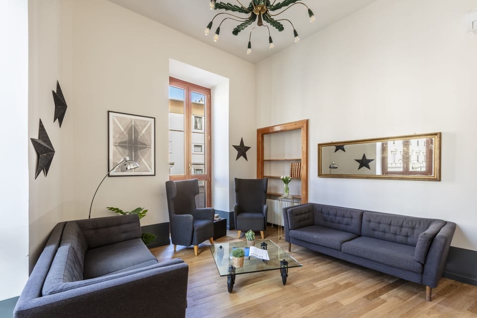 Apartment, 5 Bedrooms | Living area | LCD TV