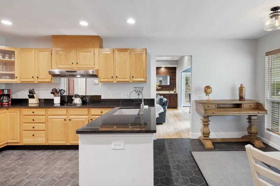 The updated kitchen