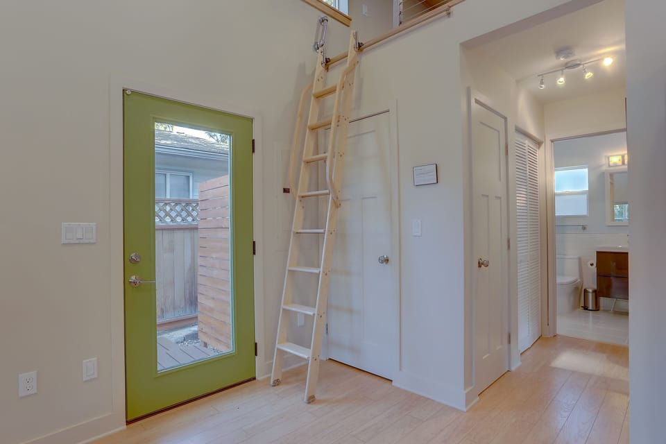 Loft Area is for Storage Only (there is no sleeping quarters)