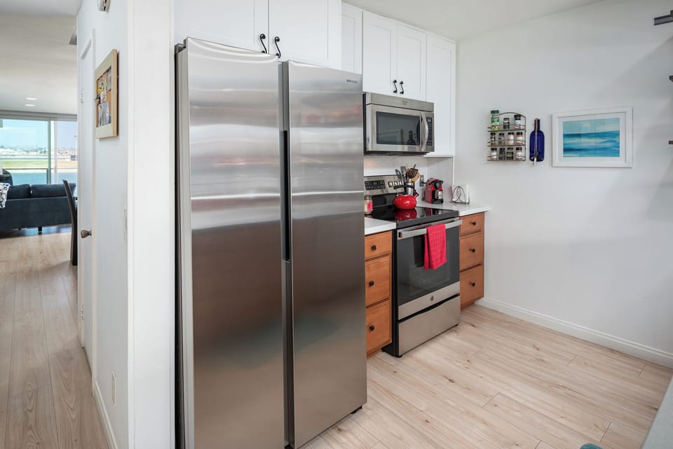 We know you are on vacation, but it is all there if you want to cook up a meal.