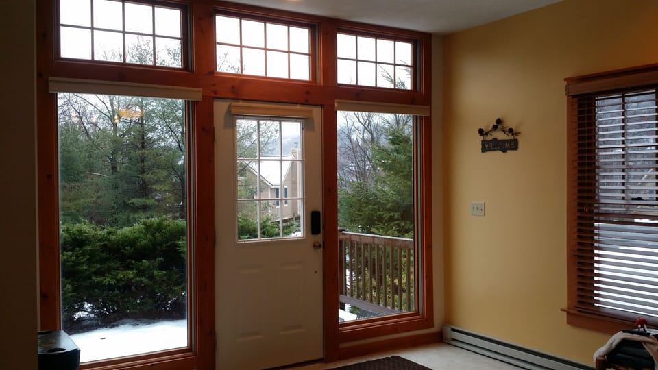 Beautiful view through fantastic windows