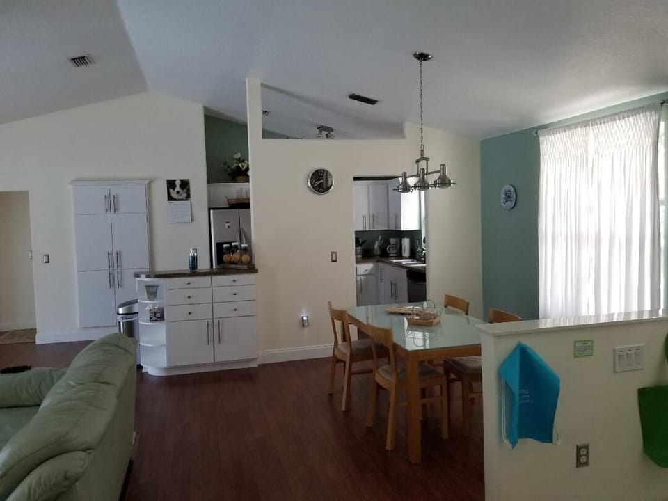 Kitchen/Dining/Living Areas