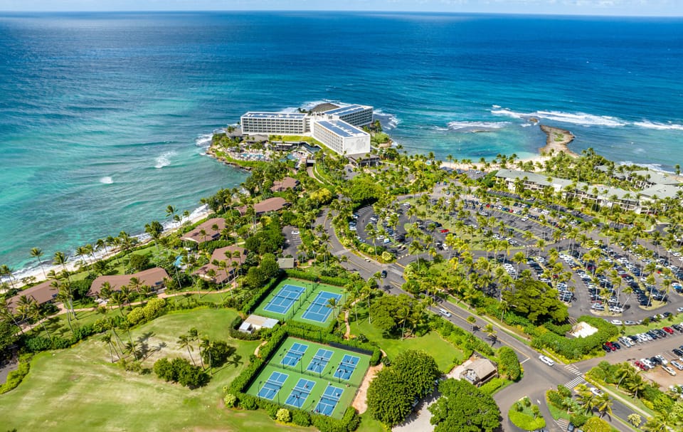 Turtle Bay Resort Aerial View