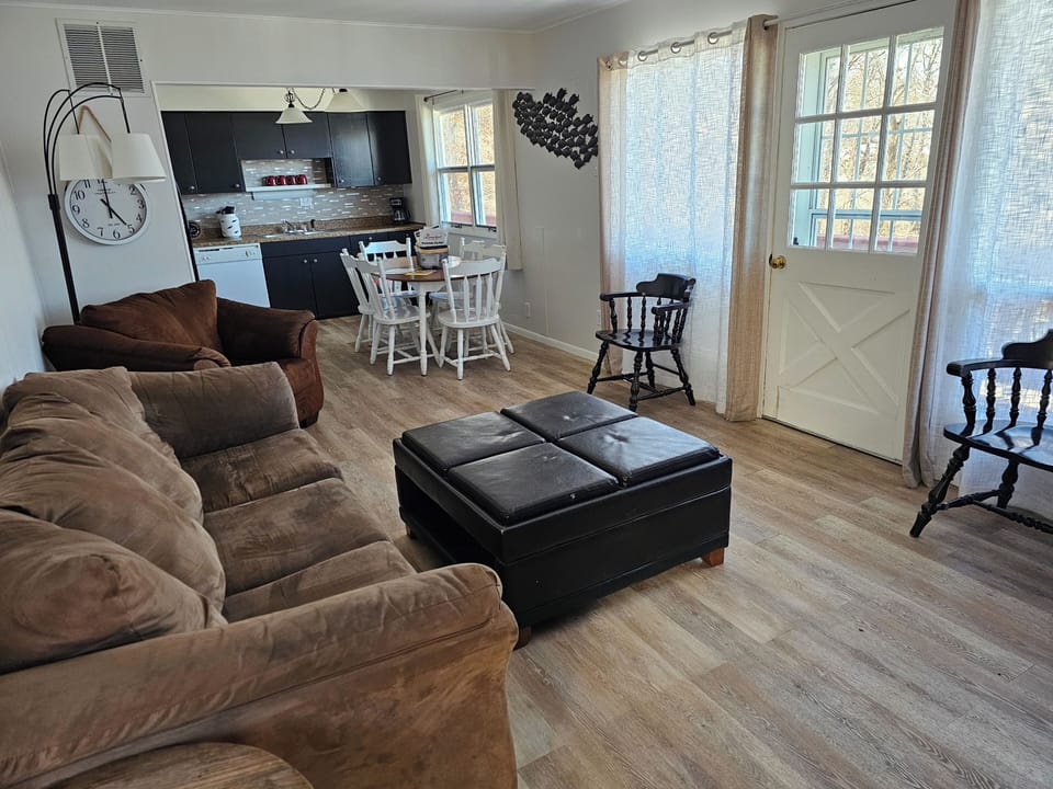 Lakefront Cabin-3 Bedroom/2 Bath | Living area | Flat-screen TV, DVD player