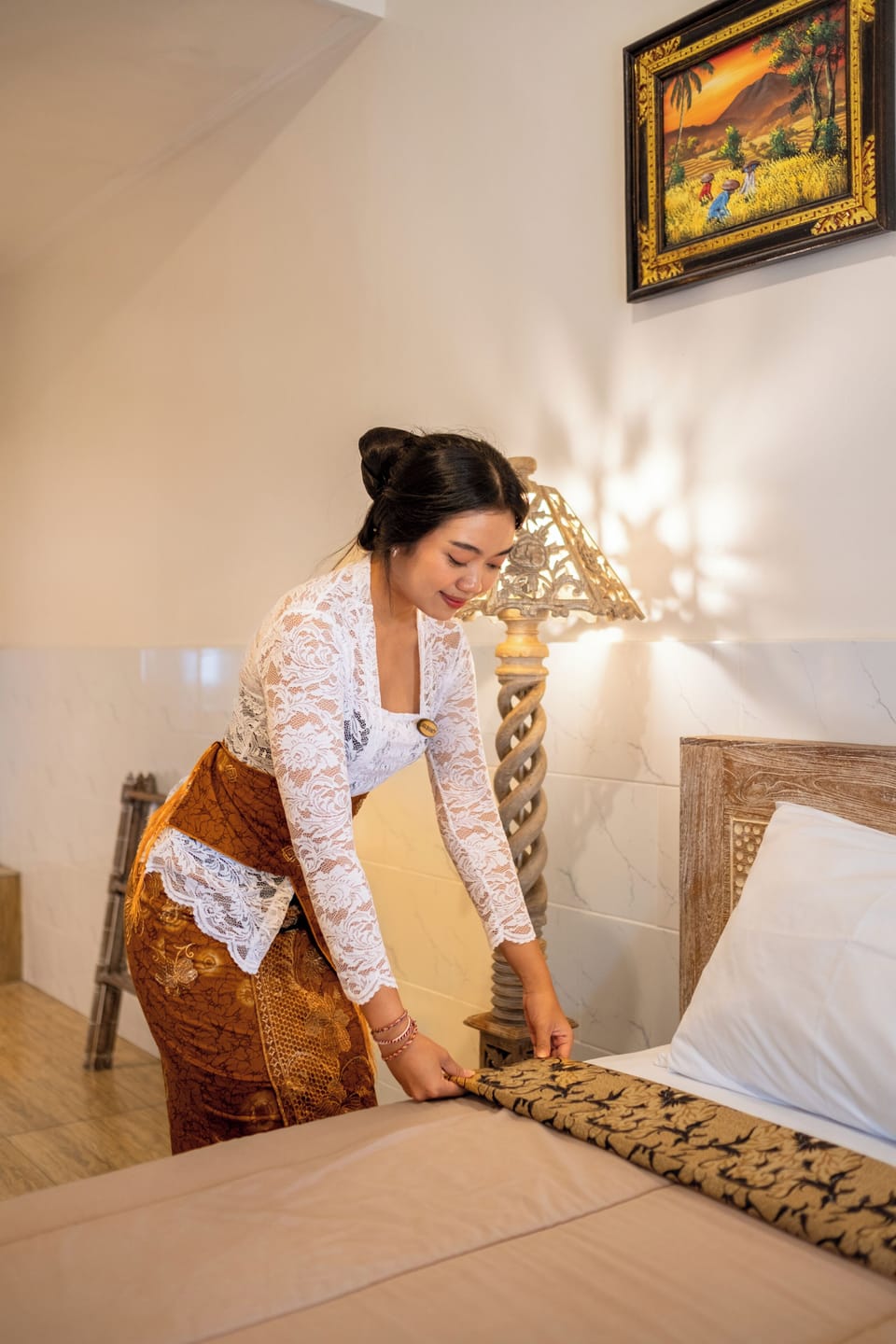 Premium bedding, free WiFi, bed sheets