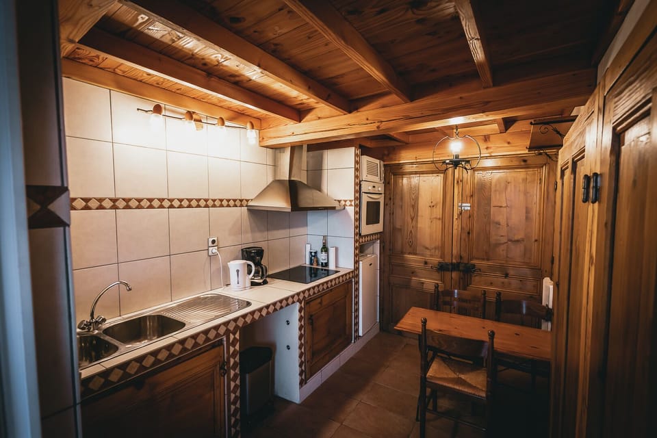 Premium Apartment | Private kitchen | Microwave, highchair