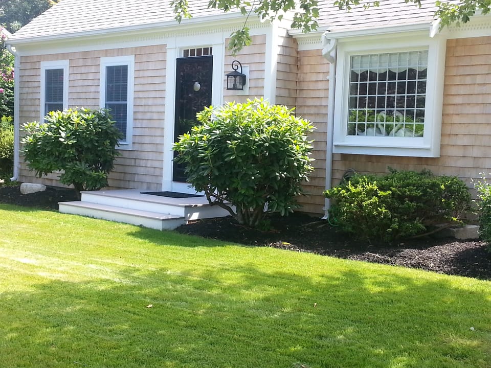 New siding, paint, windows and landscaping including new irrigation system.