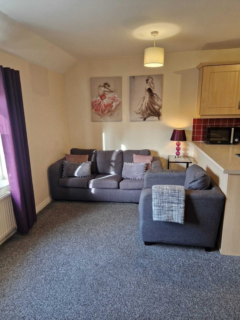 Standard Apartment, 2 Bedrooms | Living area | Flat-screen TV