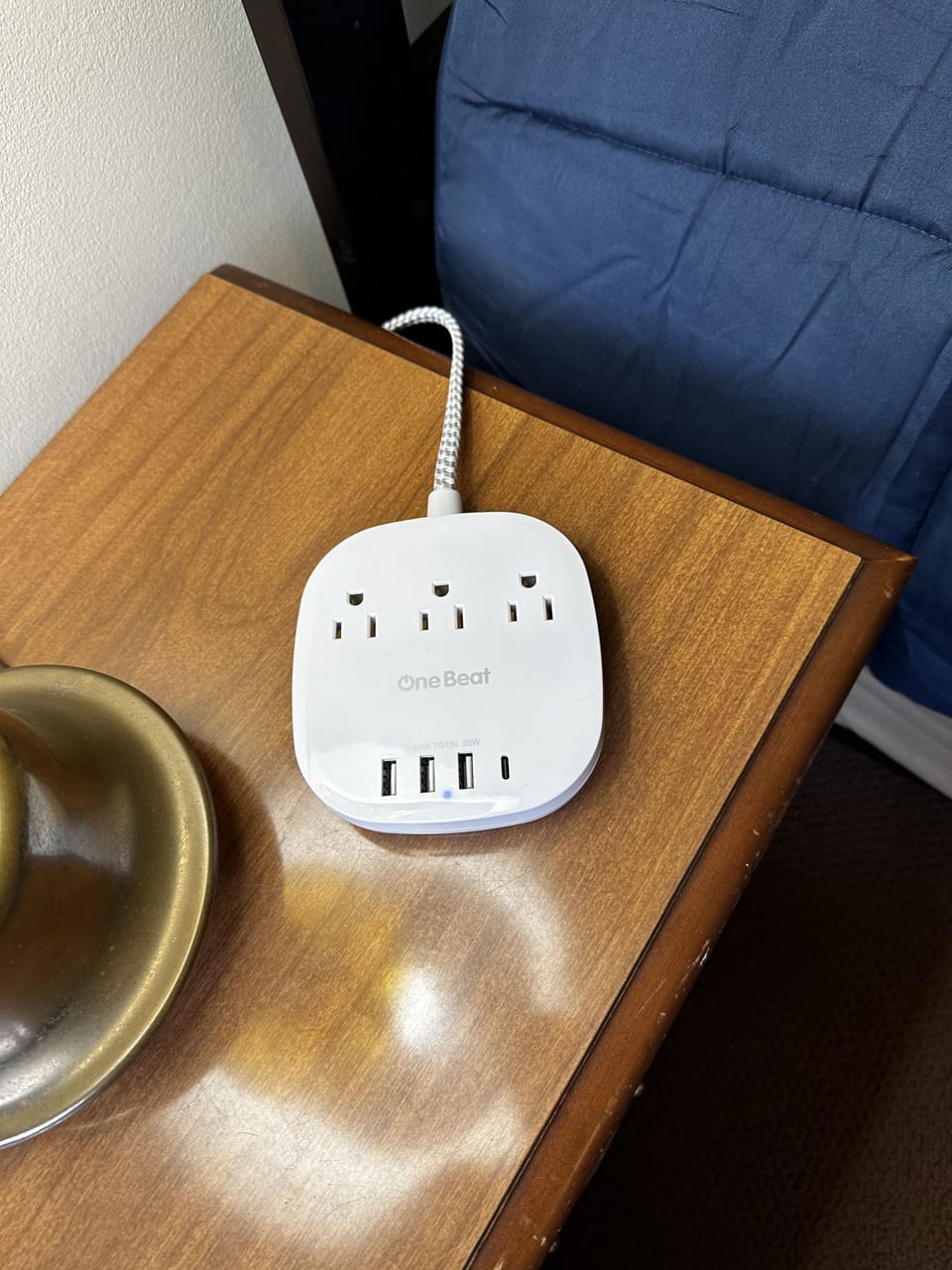 Charging stations in both bedrooms.