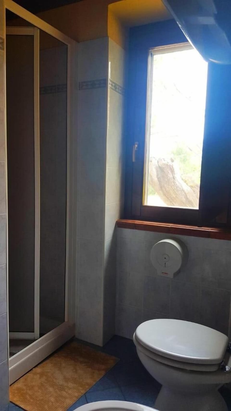 Shower, free toiletries, hair dryer, bidet
