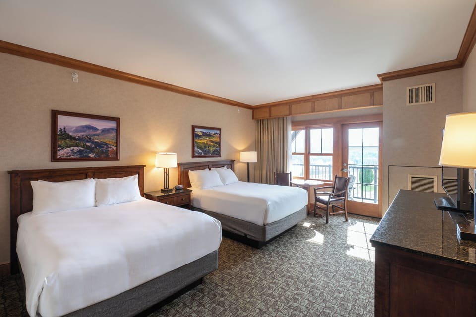 Premium Room, 2 Queen Beds | Hypo-allergenic bedding, iron/ironing board, free WiFi, bed sheets