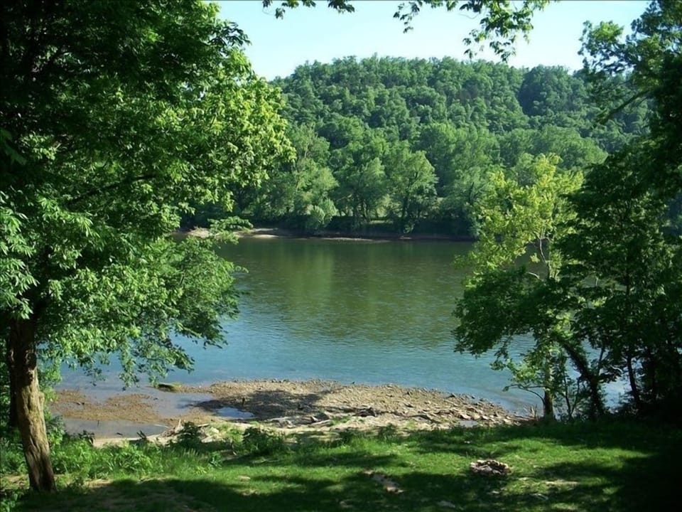 There is a private walkway down to the river for you to enjoy fishing anytime.