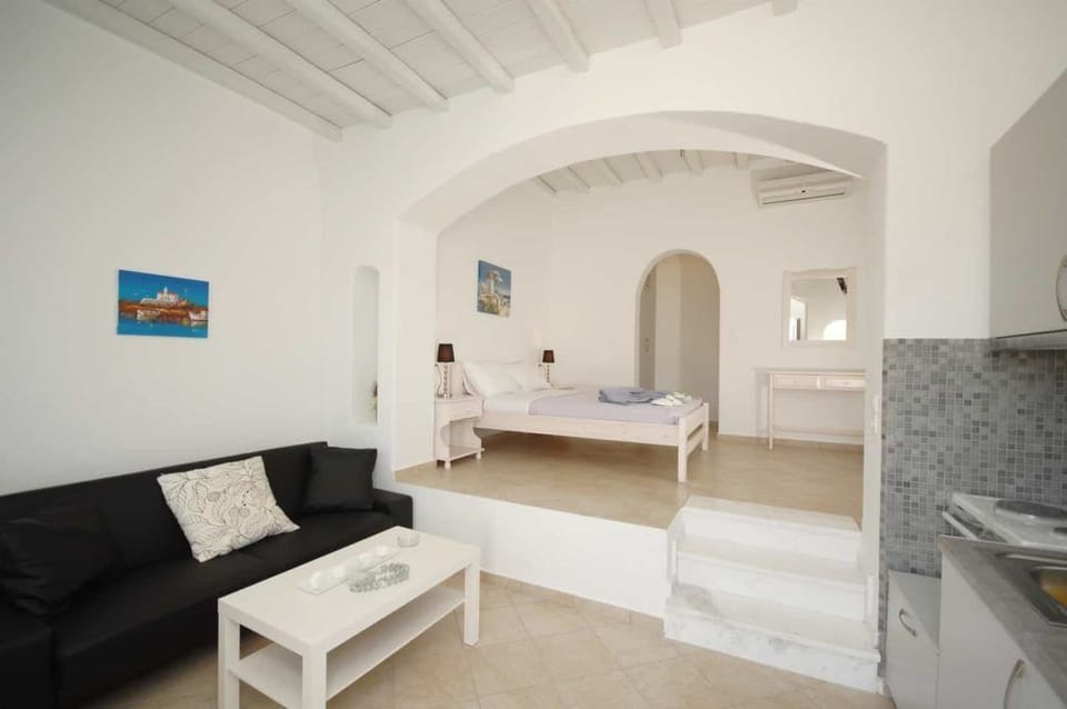 Apartment, Sea View (2 Adults) | Living area | 20-inch flat-screen TV with digital channels, TV