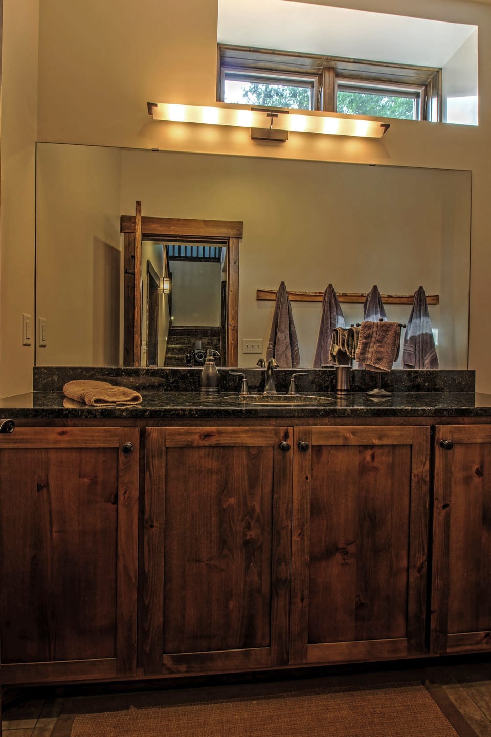 Lower Level full bathroom vanity