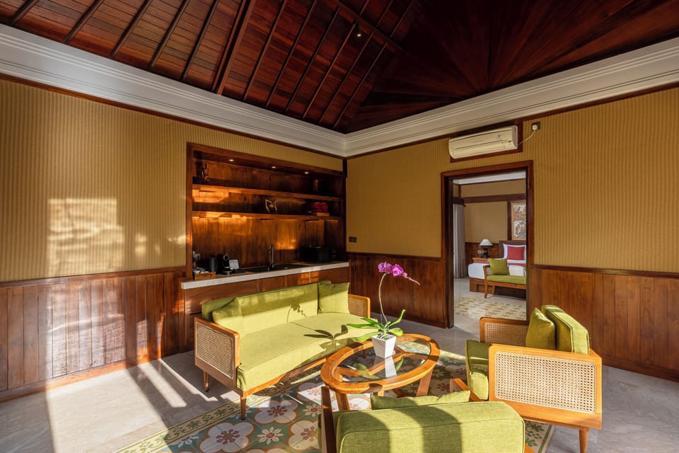 Royal Two Bedroom Pool Villa | Living area | LCD TV
