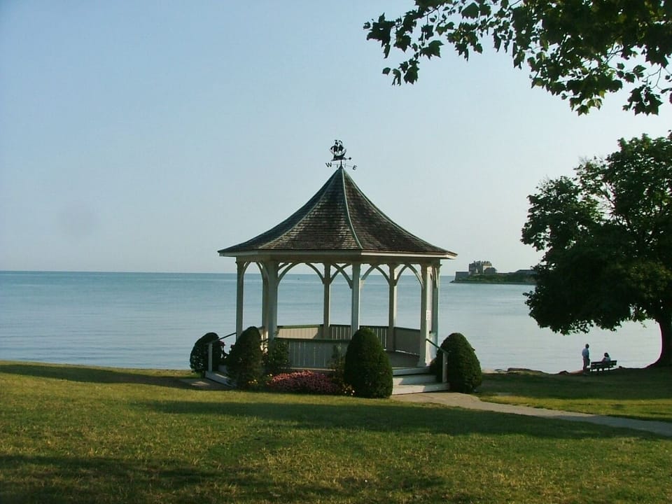 Gazebo at nearby Queen's Royal Park