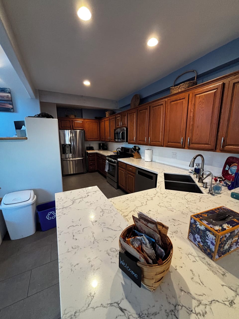 modern fully equipped kitchen