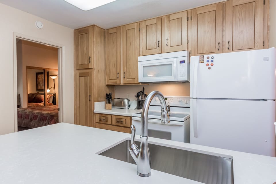 Fully Equipped Kitchen with Granite Counter Tops