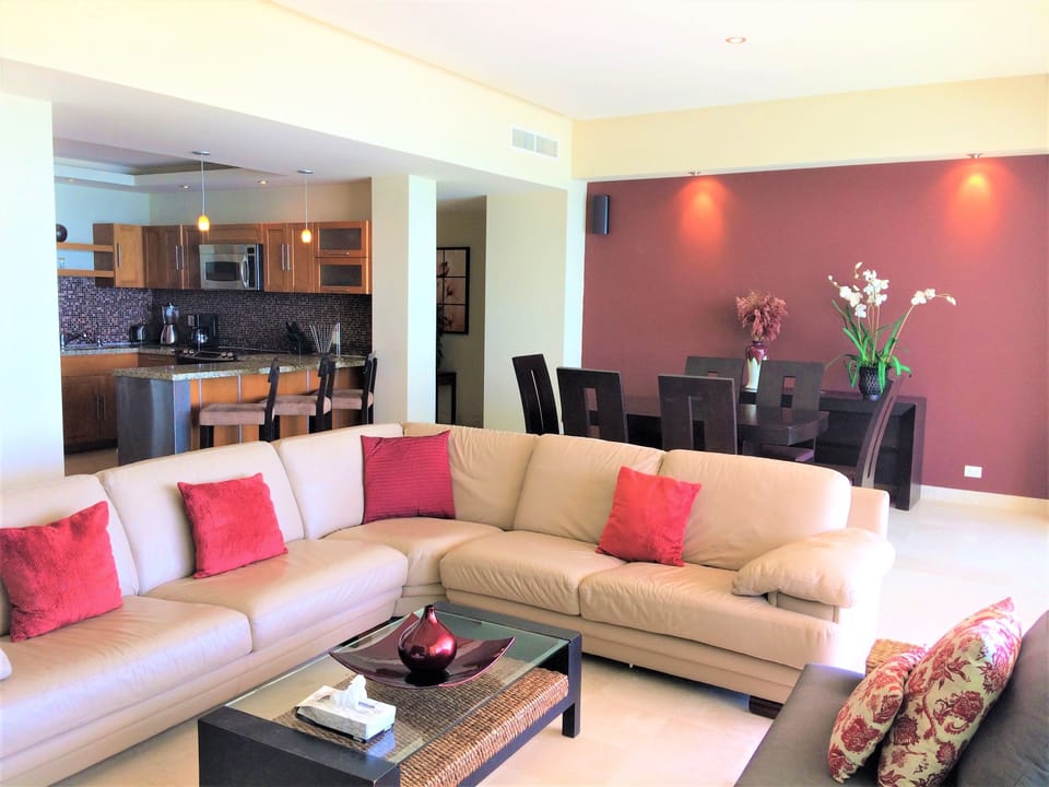 Family Condo, 2 Bedrooms | Living area | Flat-screen TV