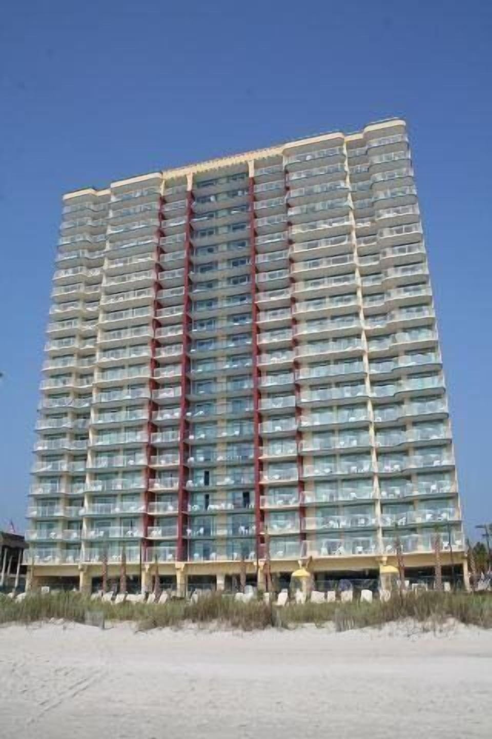 View from the beach