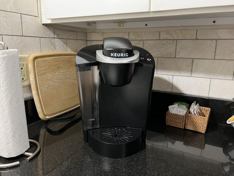 Keurig coffee maker (coffee included)