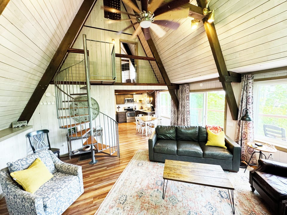 Main living area upon entering. 