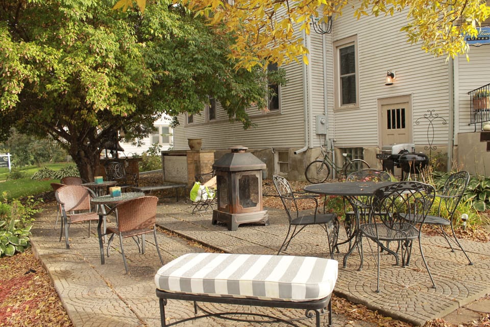 Patio is available for bbq in most months
