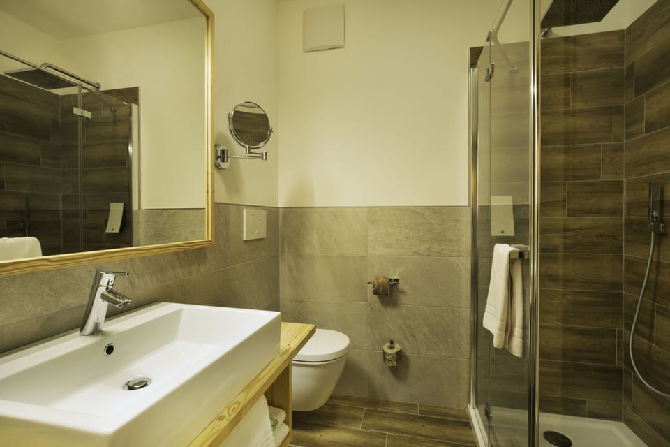 Free toiletries, hair dryer, slippers, bidet