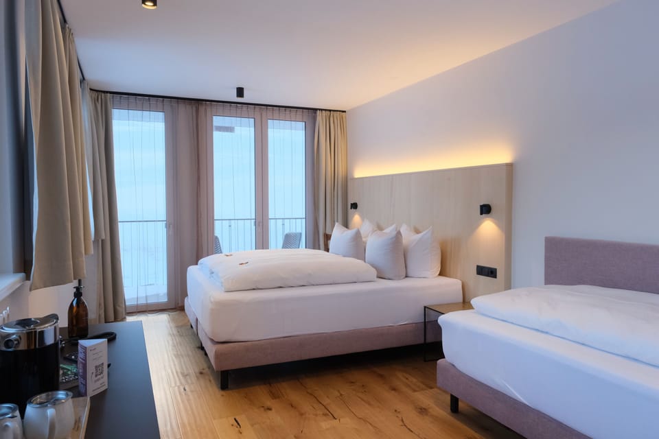 Luxury Double Room | Premium bedding, in-room safe, soundproofing, iron/ironing board