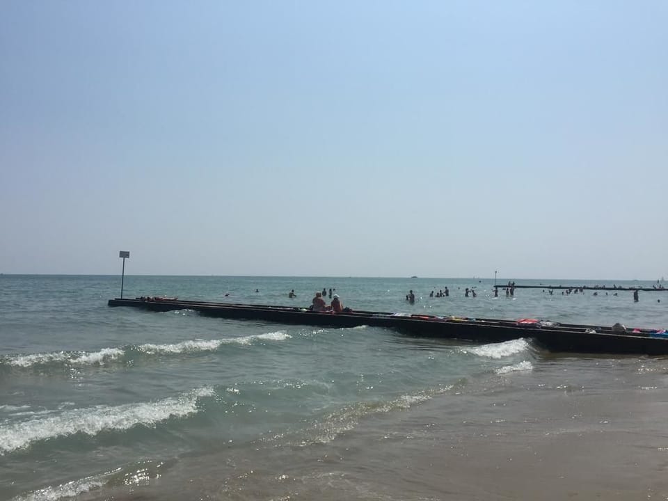 Private beach nearby