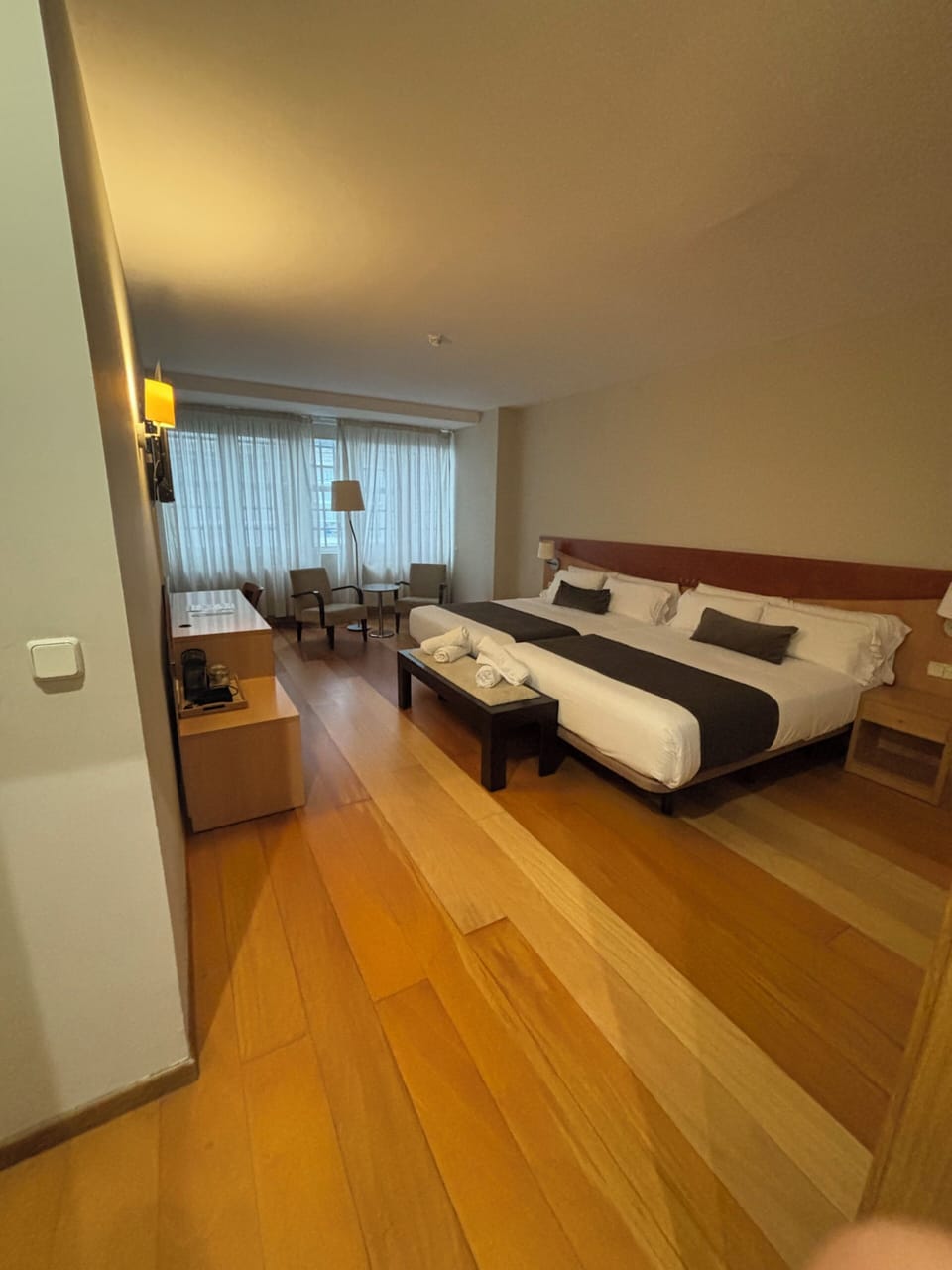 Family Quadruple Room | Desk, blackout drapes, iron/ironing board, free WiFi