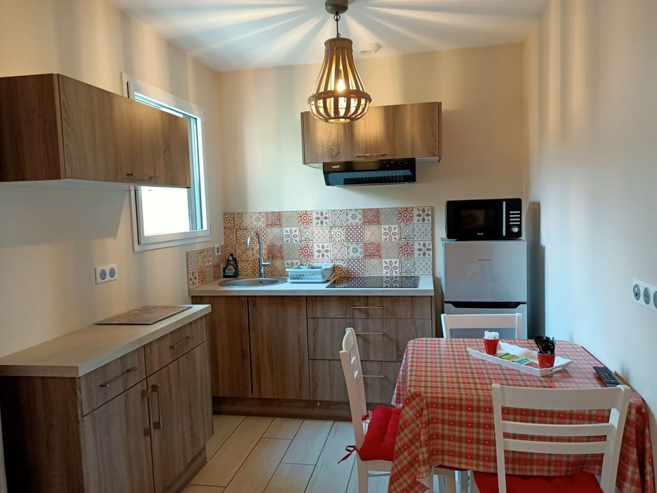 Studio | Private kitchen | Coffee/tea maker, electric kettle, cleaning supplies