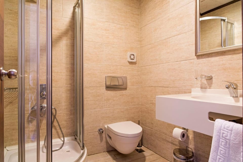 Shower, hair dryer