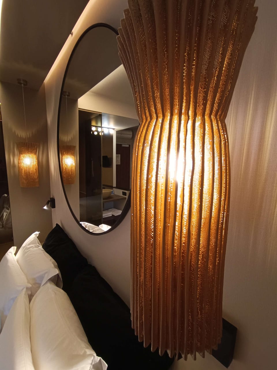 Memory foam beds, desk, blackout drapes, soundproofing